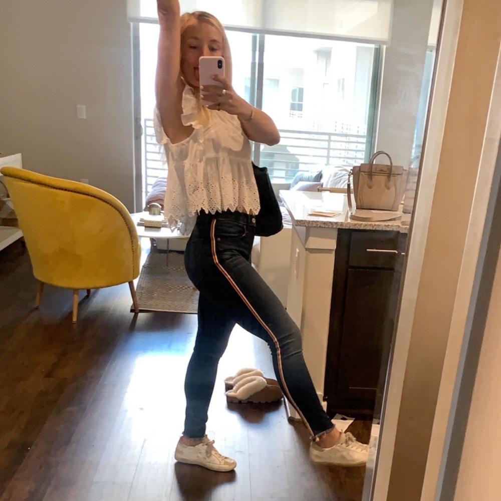 Abercrombie Simone High-Rise Ankle Jean 25